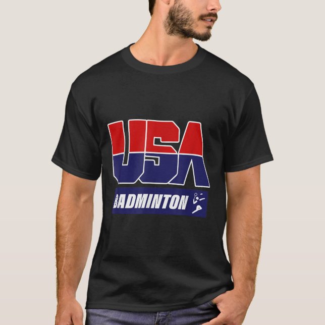 Badminton 2021 Usa  T-Shirt (Vorderseite)