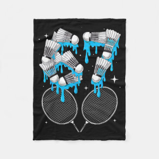 Badminton 67 Six Seven Funny Meme Drip Mens Womens Fleecedecke
