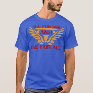 Badminton All für eins und eins für alle T-Shirt