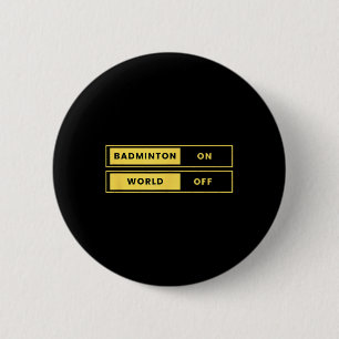 Badminton auf der Welt außerhalb von Racket Shuttl Button