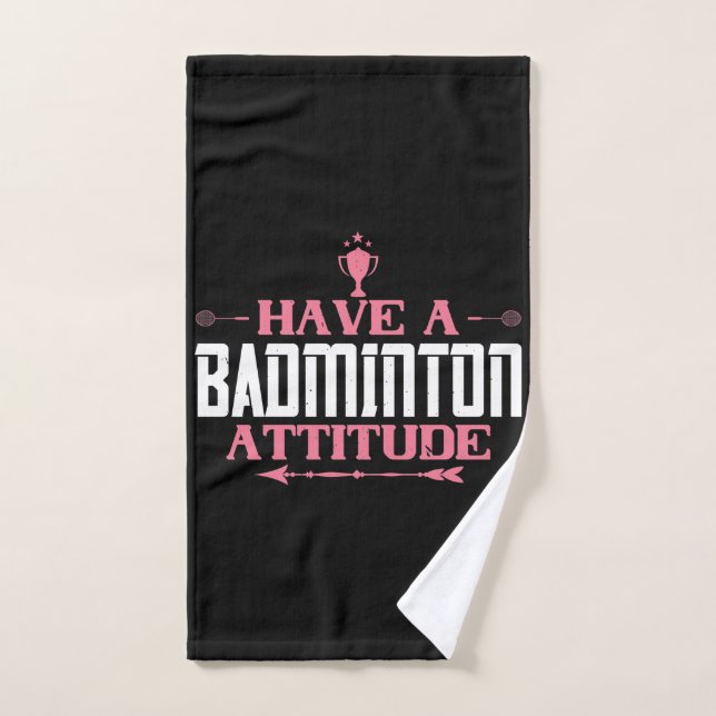 Badminton - Avoir une attitude badminton (Serviette à main)