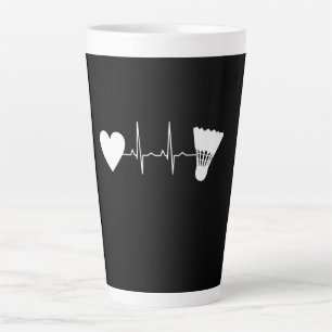 Badminton - Badminton Ball Herzschlag Milchtasse