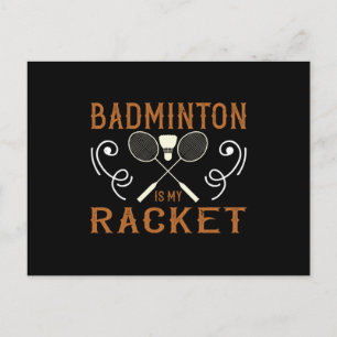 Badminton - Badminton ist mein Schläger Postkarte