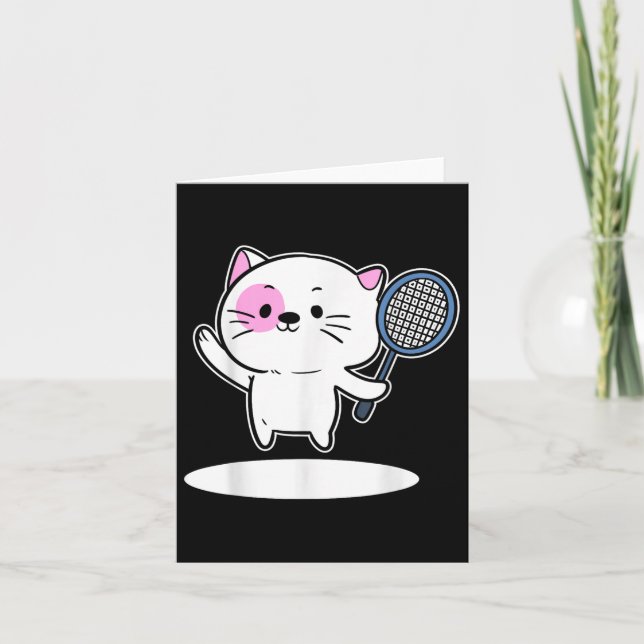 Badminton Badminton Player für Männer Karte (Vorderseite)