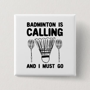 Badminton - Badminton ruft Button
