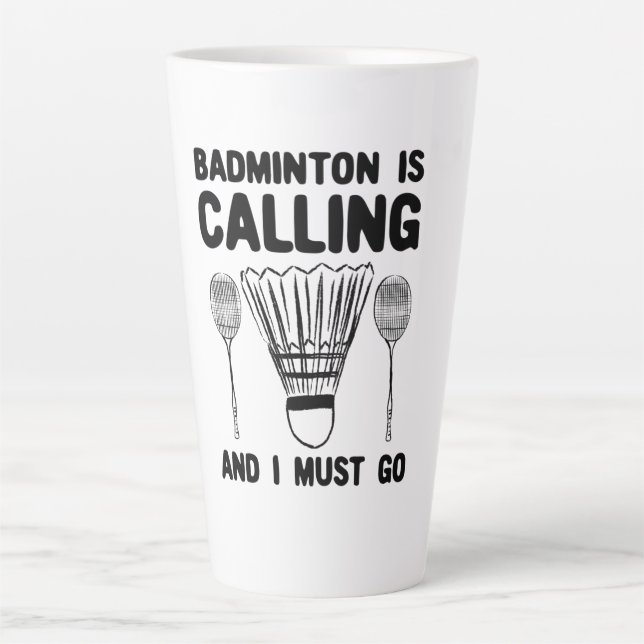 Badminton - Badminton ruft Milchtasse (Vorderseite)