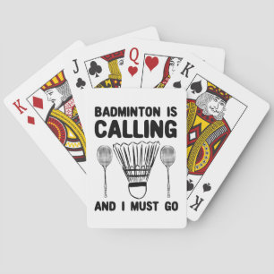Badminton - Badminton ruft Spielkarten