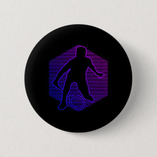 Badminton Badminton Spieler Männer Frauen Federbal Button