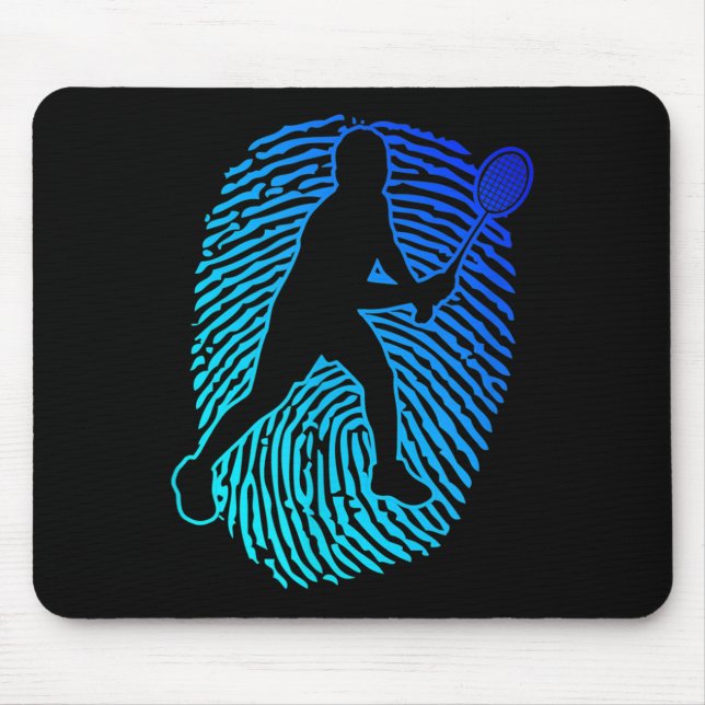 Badminton Badminton Spieler Squash Federball  Mousepad (Vorne)