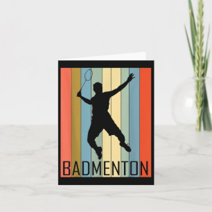 Badminton - Badmintonspieler Karte