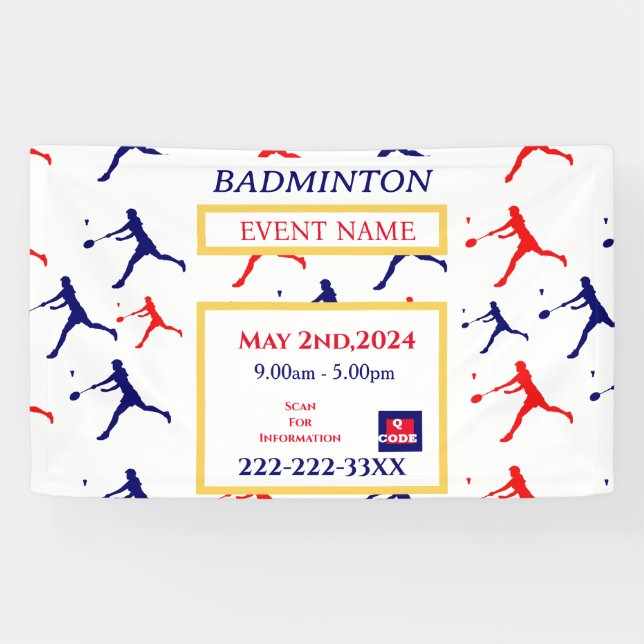 BADMINTON BANNER (Horizontal)