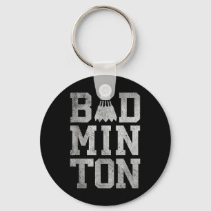 Badminton Birdies Shuttle Badminton Spieler Und Li Schlüsselanhänger