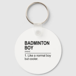 Badminton Boy Noun Definition Shuttle Badminton Pl Schlüsselanhänger
