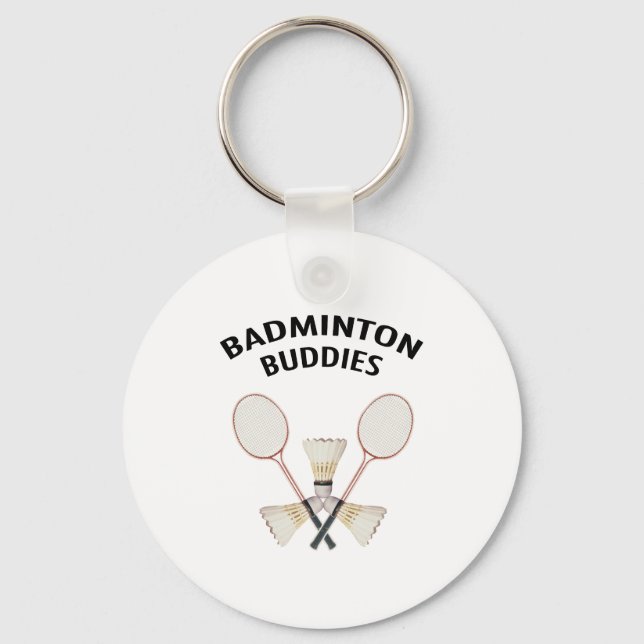 Badminton Buddies Schlüsselanhänger (Vorderseite)