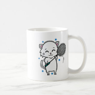 Badminton Cat Kaffeetasse
