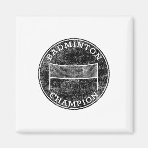 Badminton Champion Wettkampfarena Hinterhof Spo Magnet