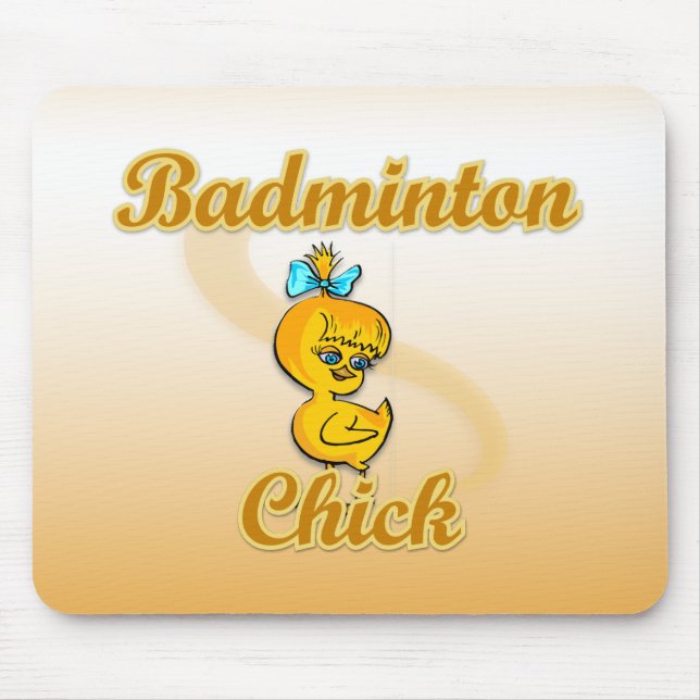 Badminton Chick Mousepad (Vorne)