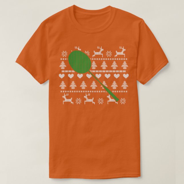 Badminton Christmas T-Shirt (Design vorne)