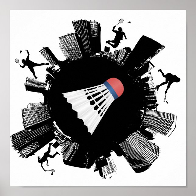 Badminton City Poster (Vorne)