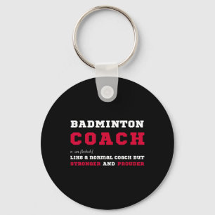 Badminton Coach Sports Coachen Definition Geschenk Schlüsselanhänger
