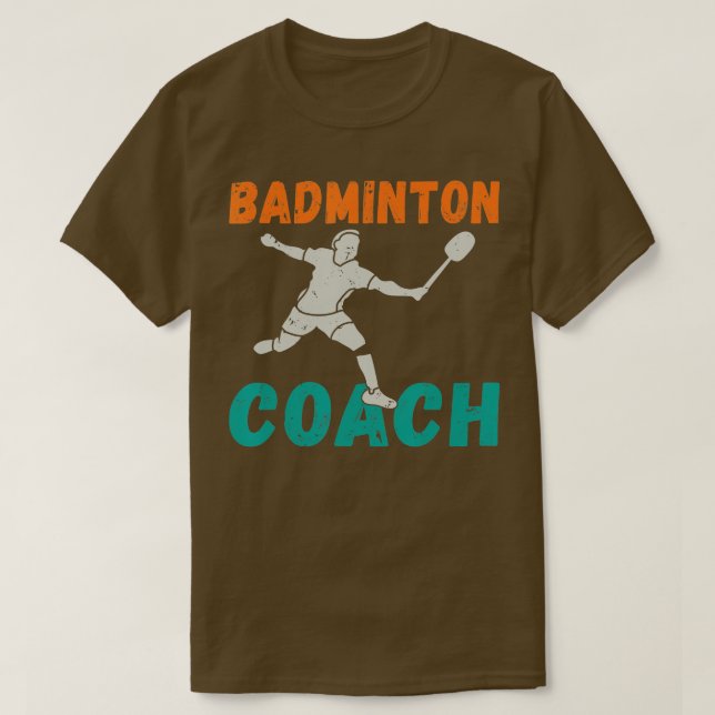 Badminton Coach T-Shirt (Design vorne)