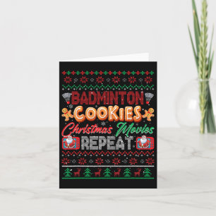 Badminton Cookies Weihnachtsfilme Wiederholung Swe Karte
