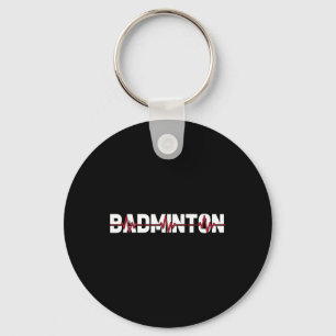 Badminton Court Racket - Racquet Shuttle Ekg Herz Schlüsselanhänger
