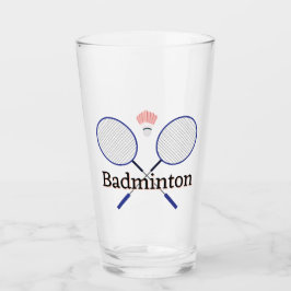 Badminton Design Glas