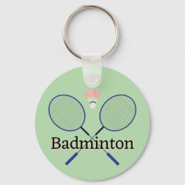 Badminton Design Schlüsselanhänger