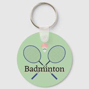 Badminton Design Schlüsselanhänger