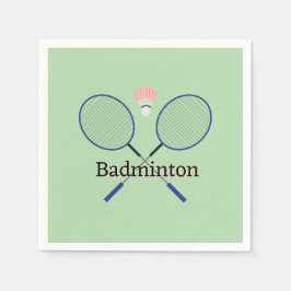 Badminton Design Serviette