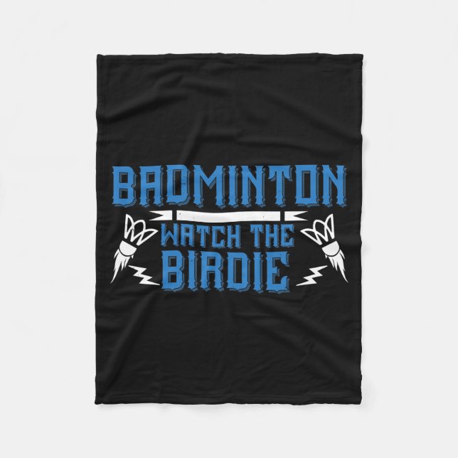 Badminton - Die Birdie Fleecedecke (Vorderseite)