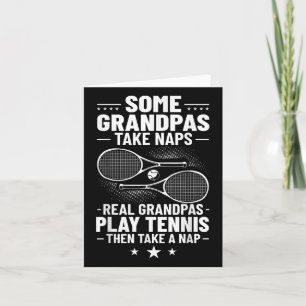 Badminton Einige Grandpas nehmen Nickerchen Real G Karte