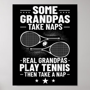 Badminton Einige Omas machen Nickerchen Wirkliche Poster