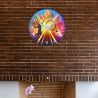 Badminton Enthusiasten Wall Clock
