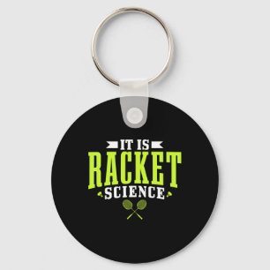 Badminton es ist Racket Science Men Funny Schlüsselanhänger