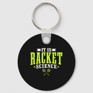 Badminton es ist Racket Science Men Funny Schlüsselanhänger