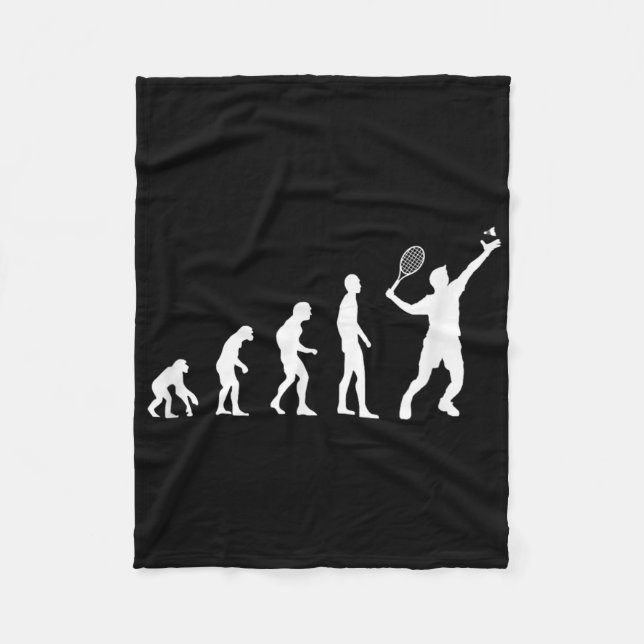 Badminton Evolution Shuttle Funny Fleecedecke (Vorderseite)
