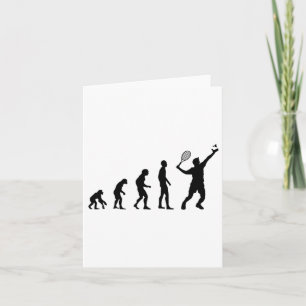 Badminton Evolution Shuttle Funny Karte