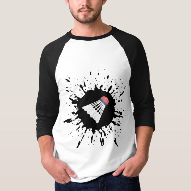 Badminton-Explosion T-Shirt (Vorderseite)