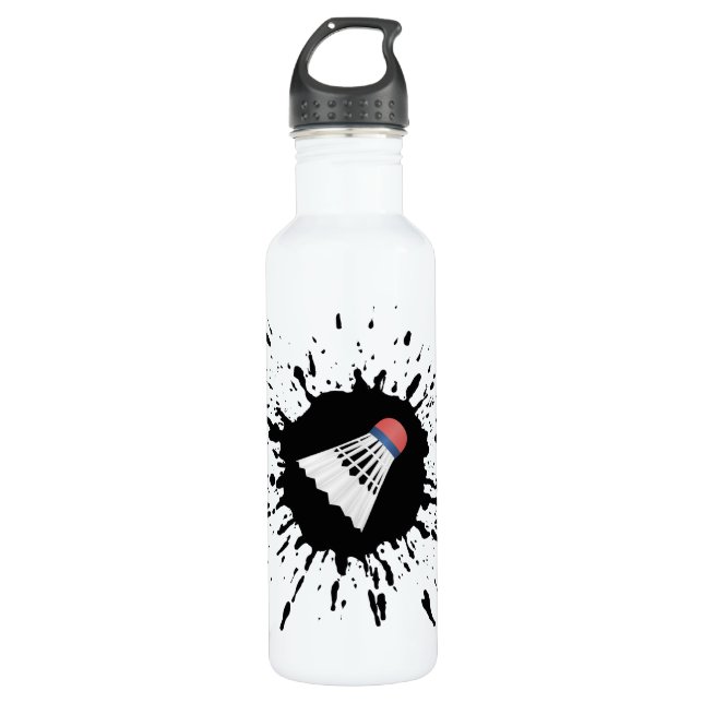 Badminton-Explosion Trinkflasche (Vorderseite)