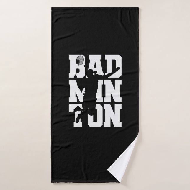 Badminton Federball Badmintonschläger Sport Badehandtuch (Badehandtuch)