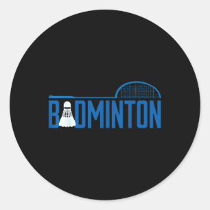 Badminton Federball Shuttlecock Für Badminton Spie Runder Aufkleber