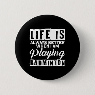 Badminton Federball Sport Badminton Spieler Traine Button