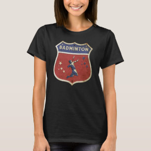 Badminton Federbälle Badminton Schläger Garten Spi T-Shirt