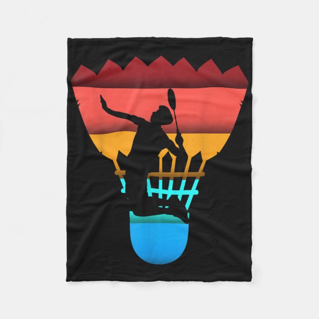 Badminton Fleecedecke (Vorderseite)