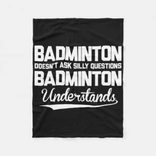 Badminton Frage keine Albernen Fragen Badminton Un Fleecedecke
