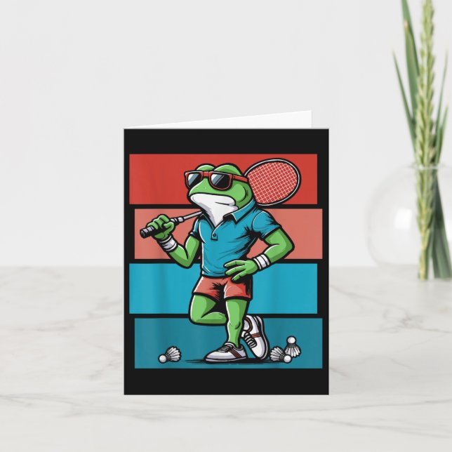 Badminton Frog Shuttle Poona Karte (Vorderseite)