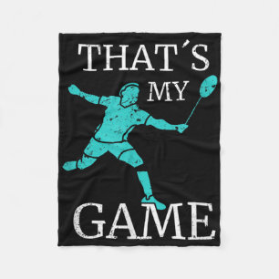 Badminton Funny Quotes Badminton Player Fleecedecke