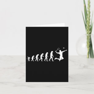 Badminton für die menschliche Evolution Karte